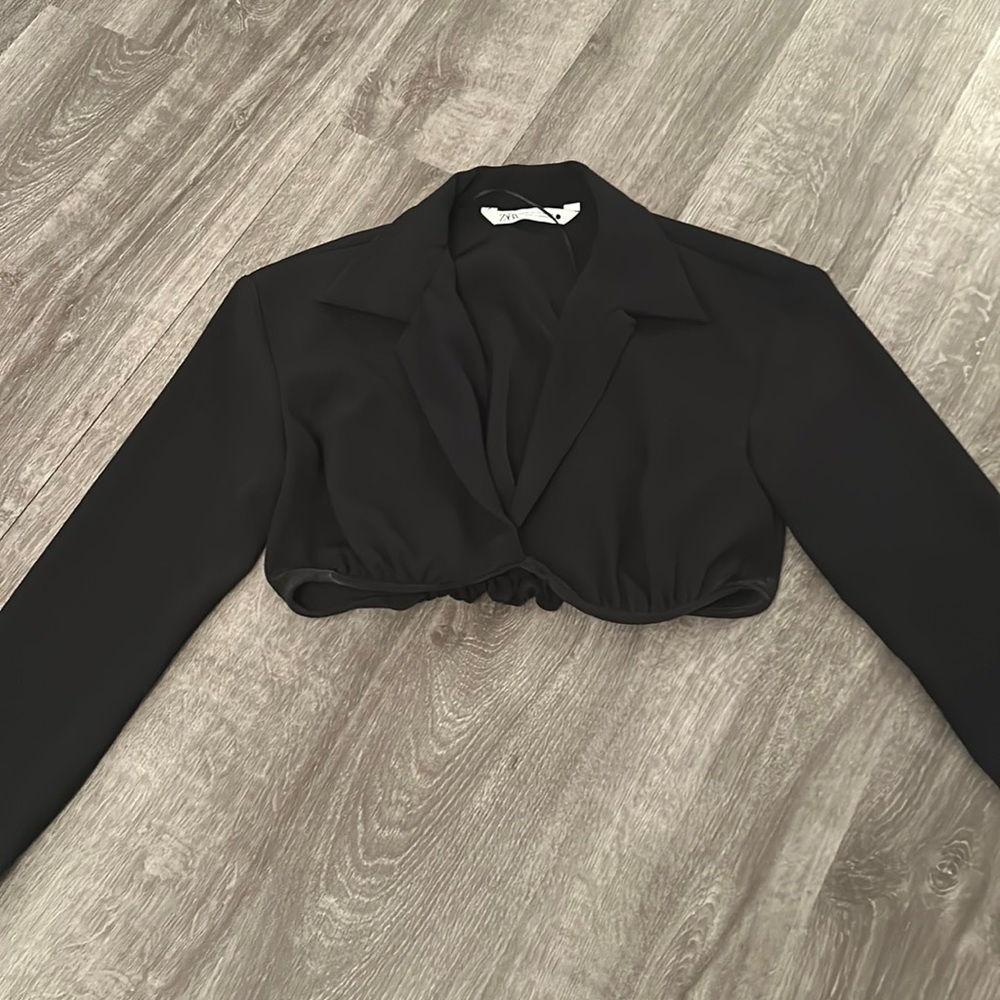 Zara blazer top